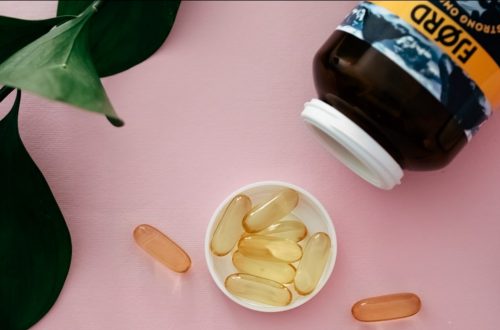 Vitamins Omega 3. Product photography